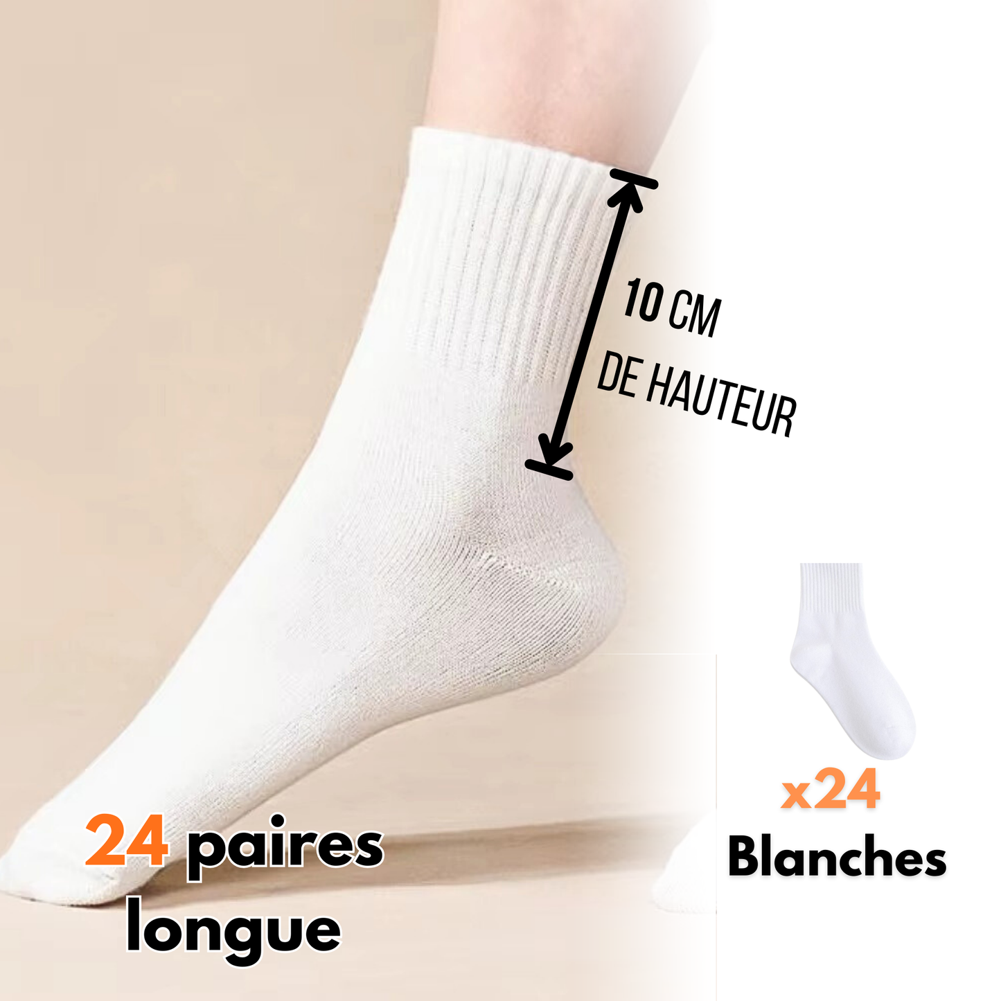 Pack chaussette 24 paires